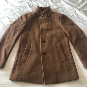 Tan BOSSsunmen Men’s Wool Coat
